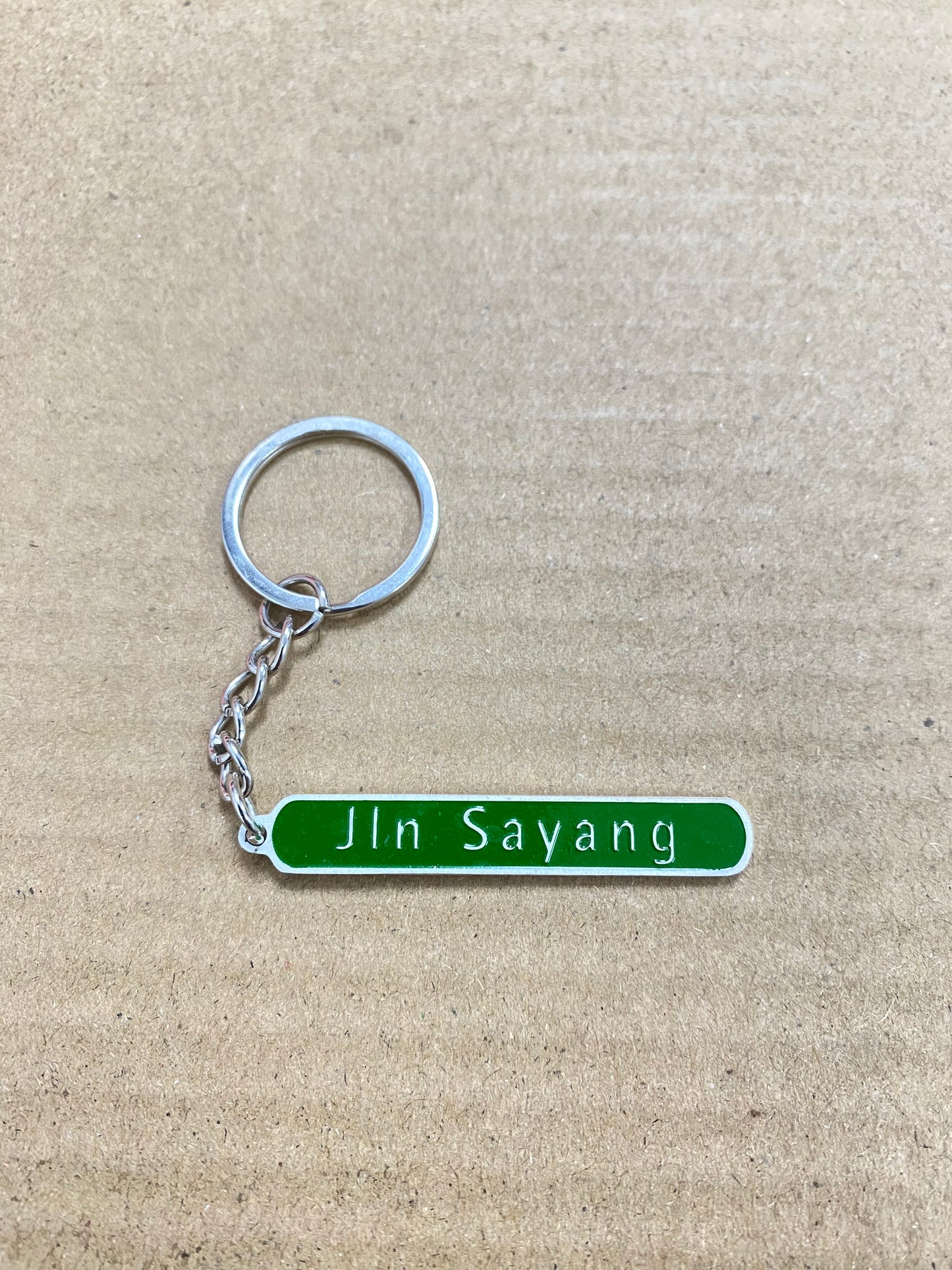 Road Sign Keychain