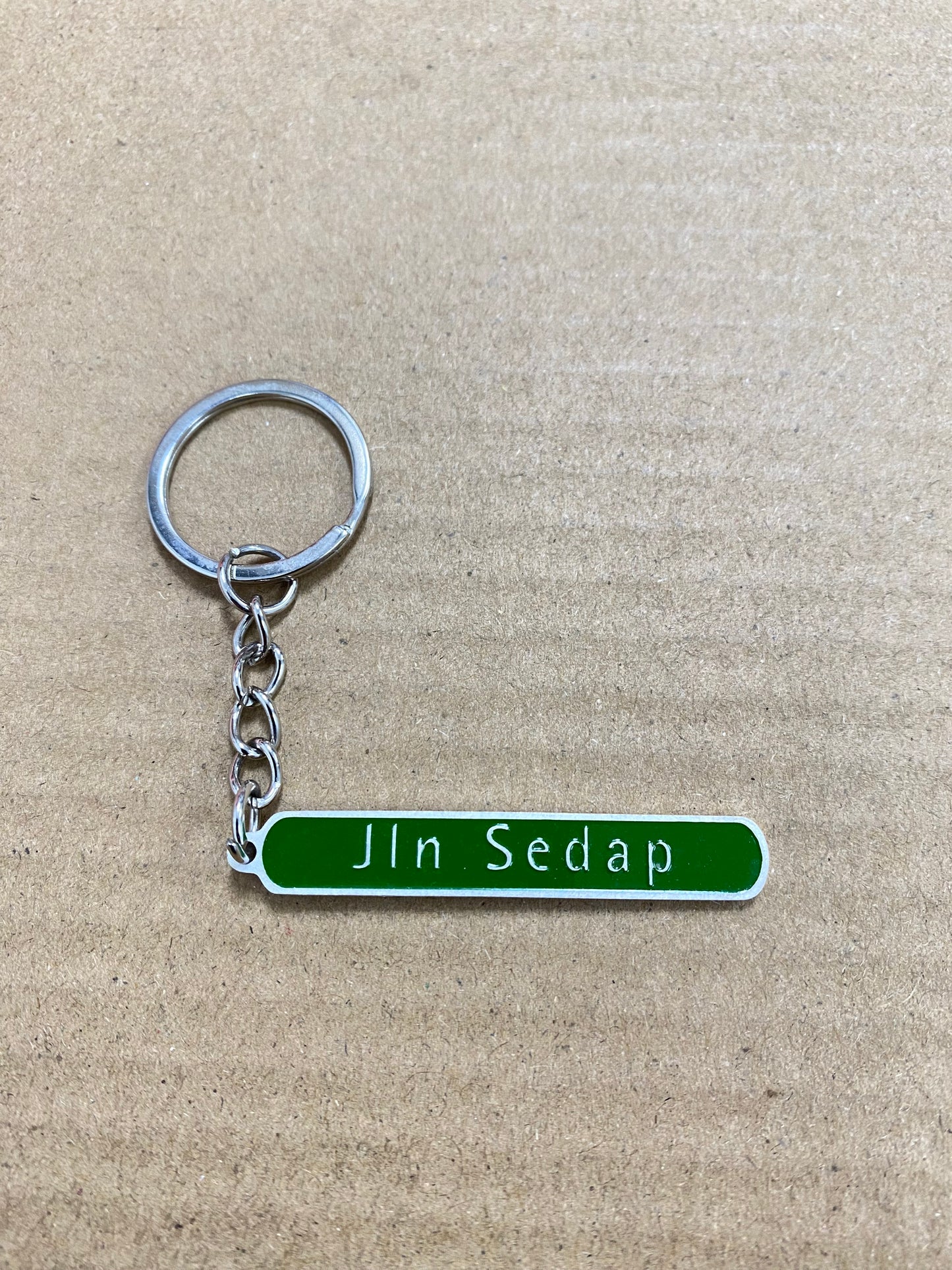 Road Sign Keychain