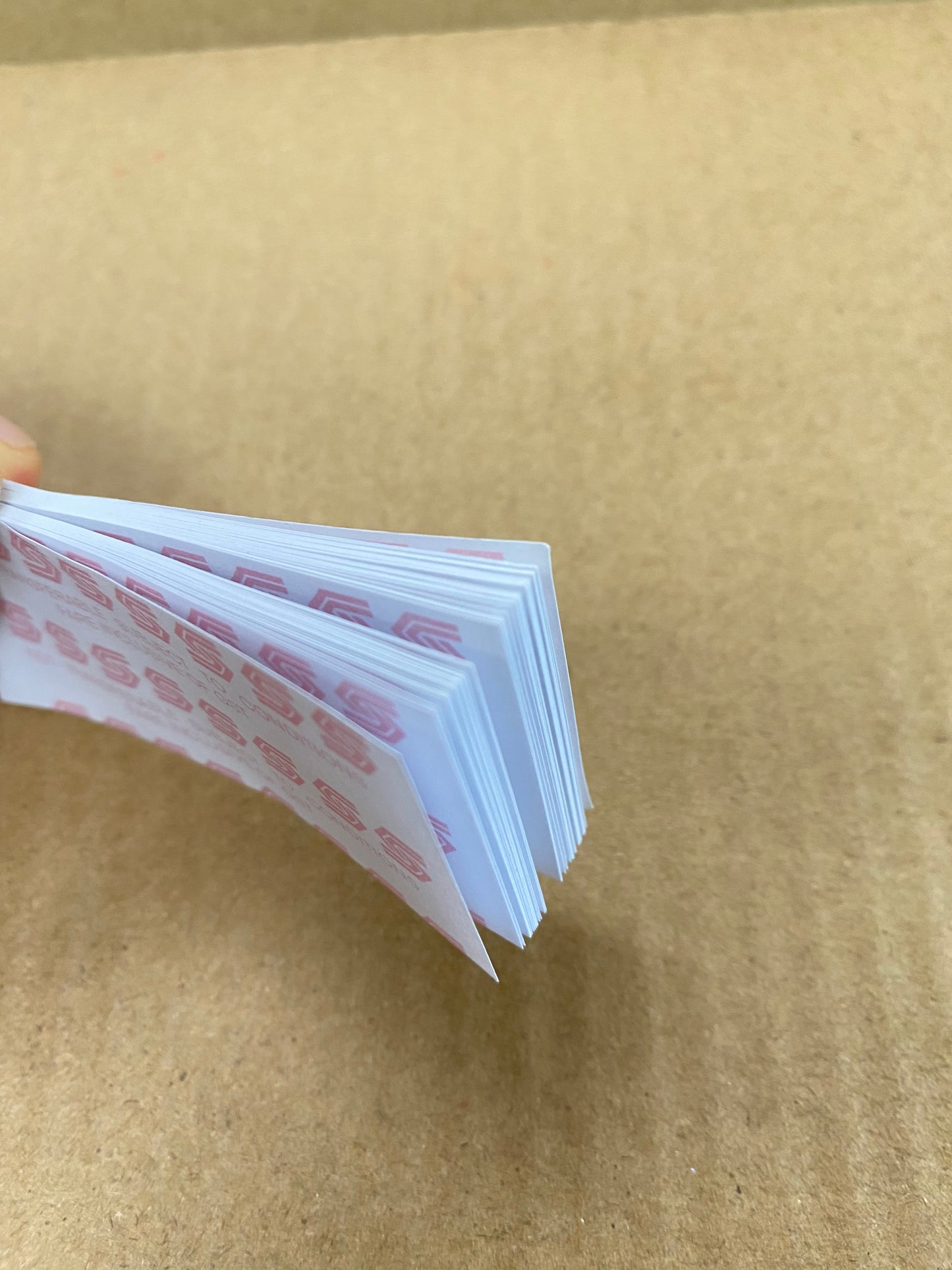SBS bus ticket post-it note